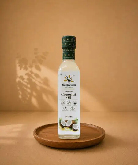 Coconut Oil Glass Bottle (250 ML)