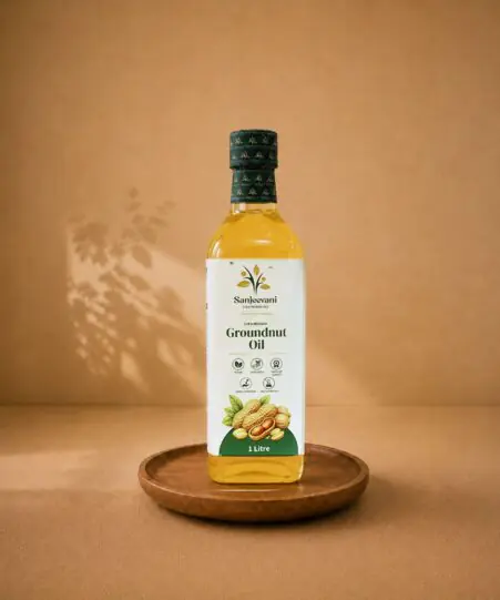 Groundnut Oil Glass Bottle