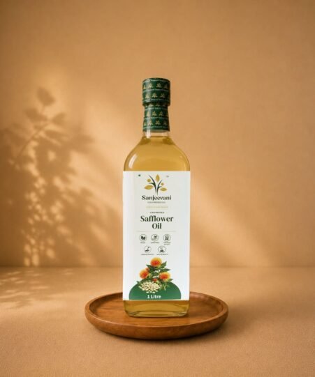 Safflower Oil Glass Bottle