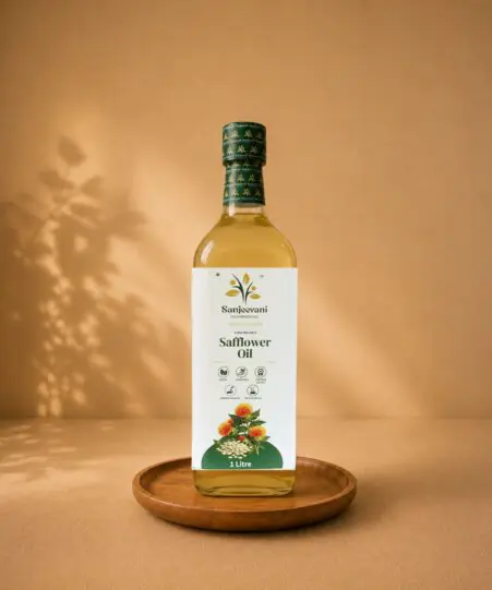 Safflower Oil Glass Bottle