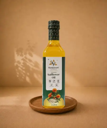 Safflower Oil Plastic Bottle