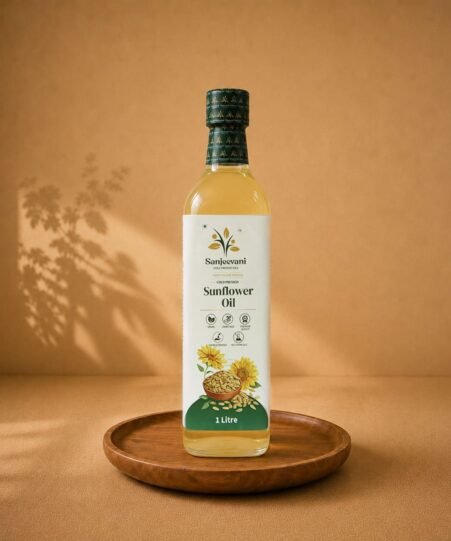 Sunflower Oil Glass Bottle