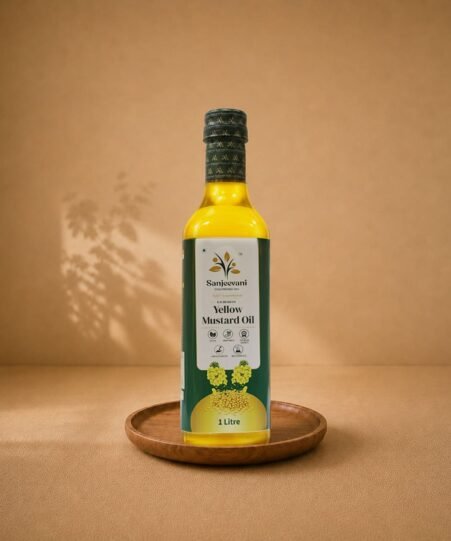 Yellow Mustard Oil Plastic Bottle