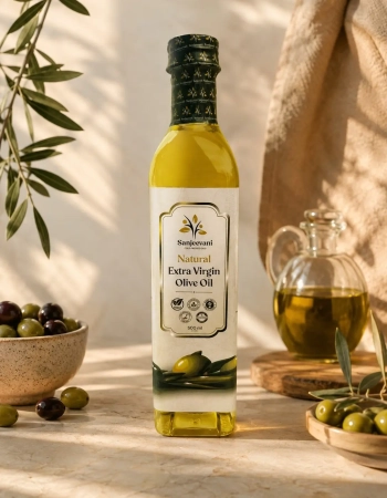 Extra Virgin Olive Oil Glass Bottle (250 ML)