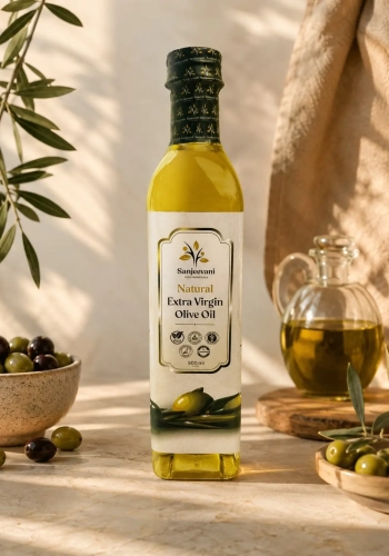 Extra Virgin Olive Oil Glass Bottle (250 ML)
