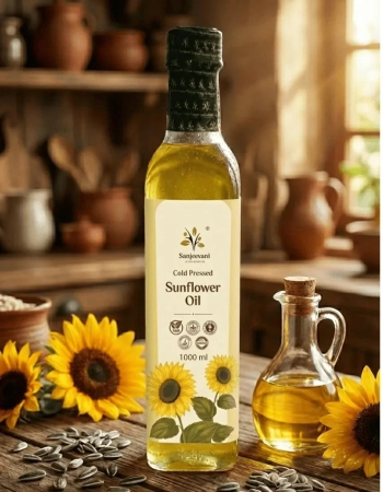 Sunflower Oil Glass Bottle (250 ML)